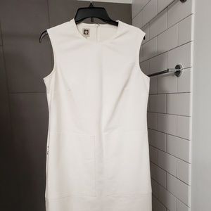 Anne Klein creme Sleeveless Dress